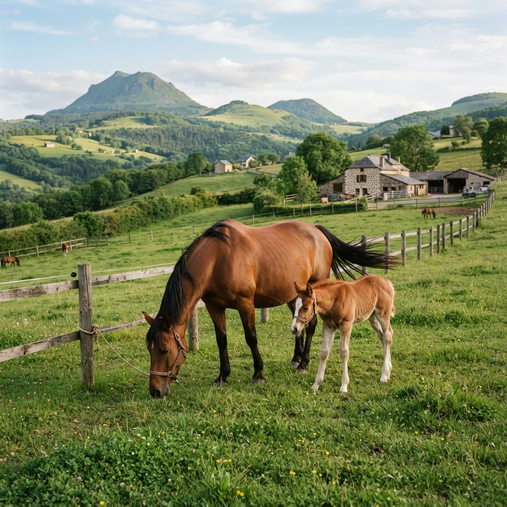 Élevage de chevaux au ECURIE DE RAMBOURG, Boucé