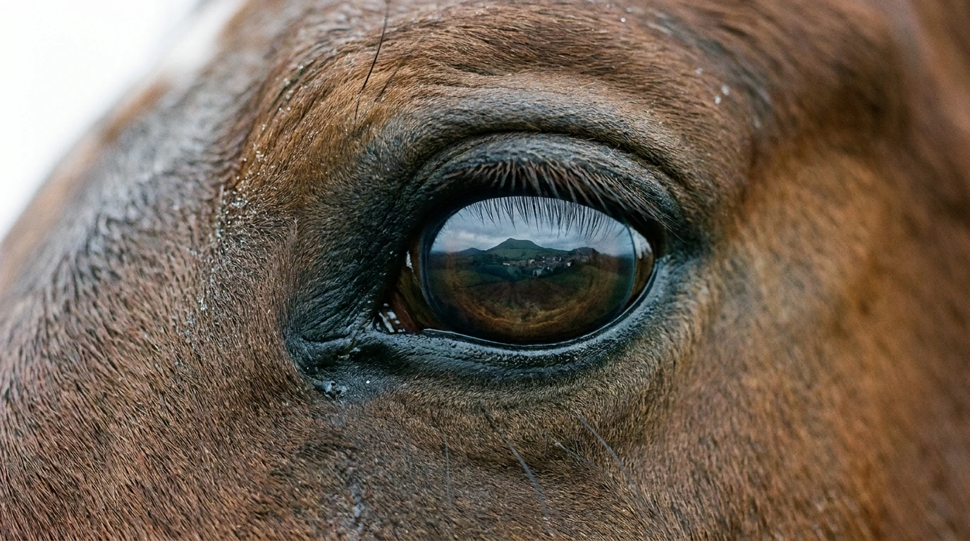 Un regard de cheval au ECURIE DE RAMBOURG, Boucé